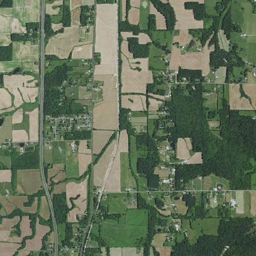 Aerial imagery of Roosting Run, IN