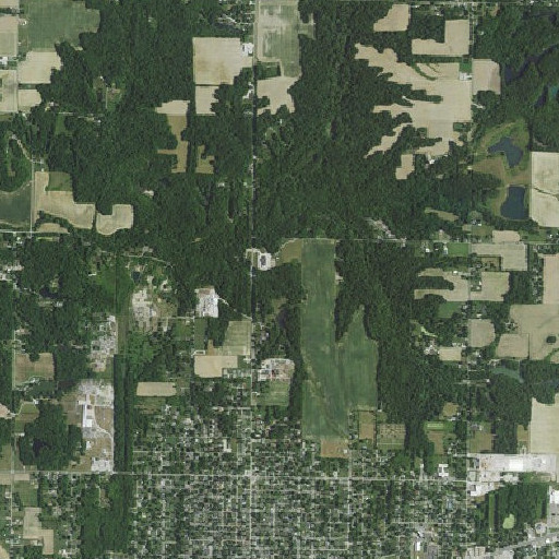 Aerial imagery of School Brook, IN