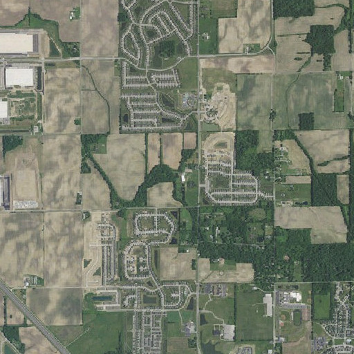 Aerial imagery of Schooler Creek, IN