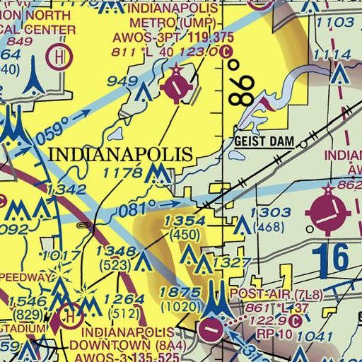 FAA VFR chart of Scout Branch, IN