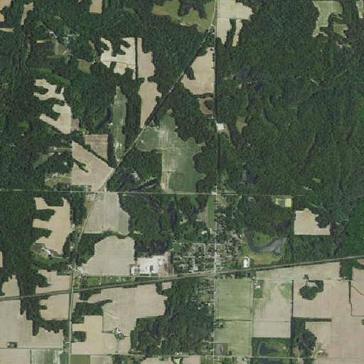 Aerial imagery of Scrouge Branch, IN