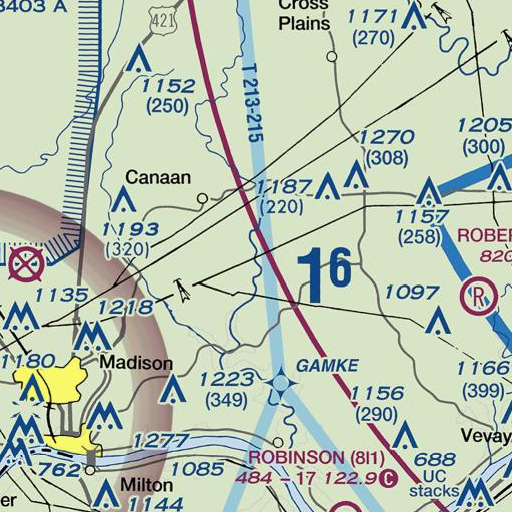 FAA VFR chart of Seals Fork, IN