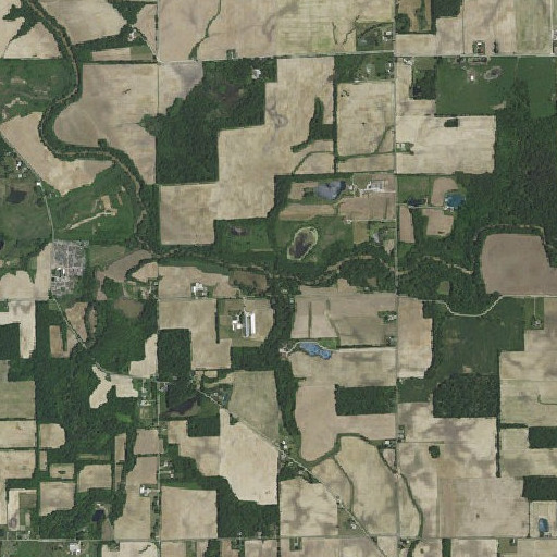 Aerial imagery of Shadle Drain, IN