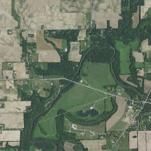 Aerial imagery of Sugar Run, IN