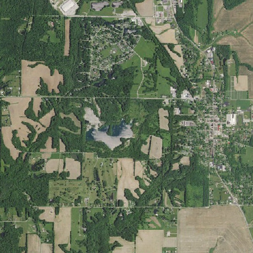 Aerial imagery of Sunset Hill, IN