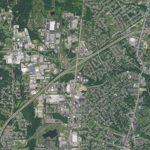 Aerial imagery of Tabor Run, IN