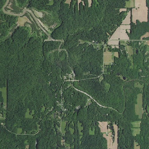 Aerial imagery of Upper Cataract Falls, IN