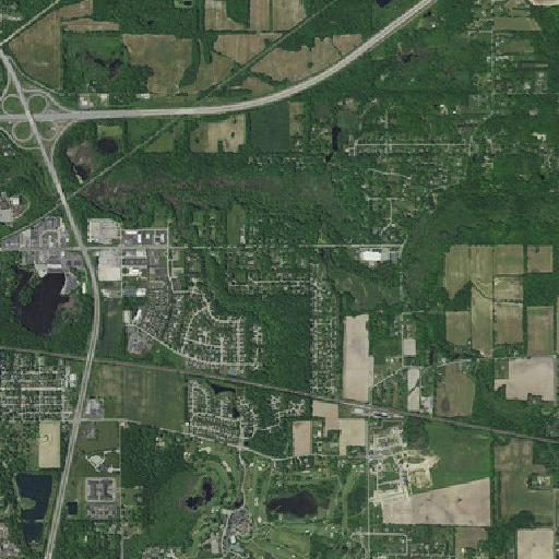 Aerial imagery of Wake Robin Fields, IN