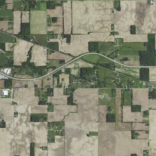 Aerial imagery of Water Run, IN