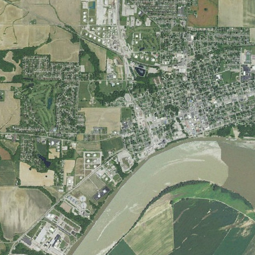Aerial imagery of West Central Elementary School, IN