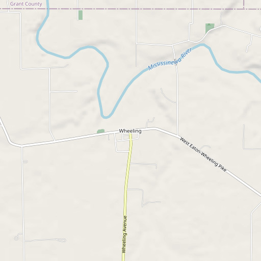 OpenStreetMap map of Wheeling, IN