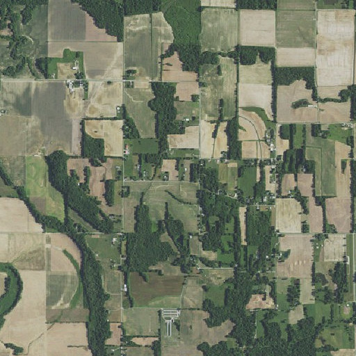 Aerial imagery of Whittier School, IN