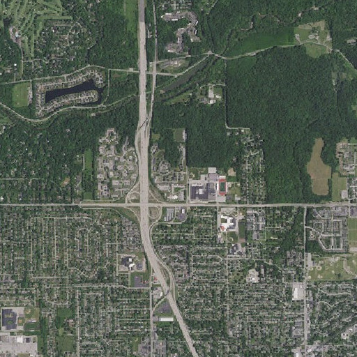 Aerial imagery of Woollen Run, IN