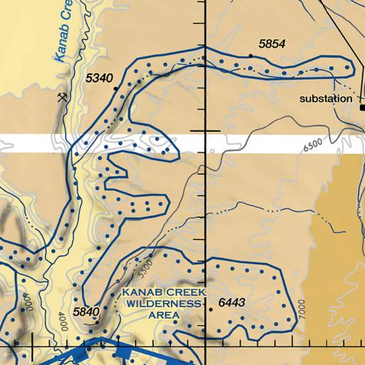FAA VFR chart of Jumpup Divide, AZ