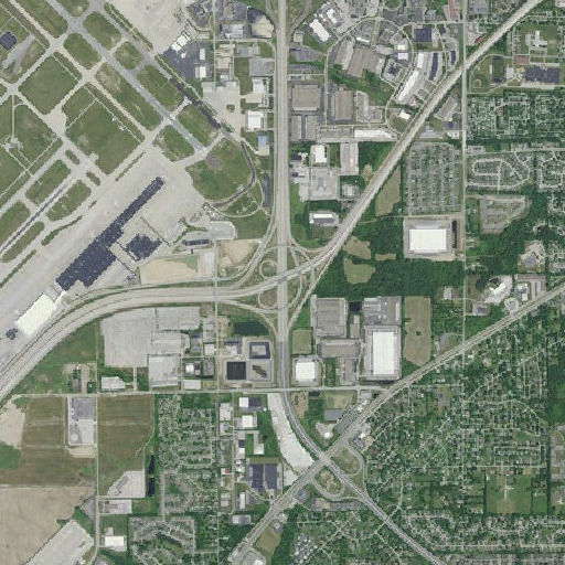 Aerial imagery of Interchange 9, IN
