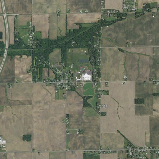 Aerial imagery of Taylor Elementary School, IN