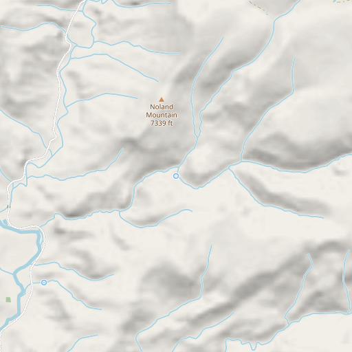 OpenStreetMap map of Noland Spring, AZ