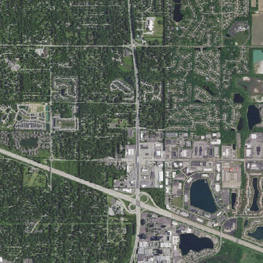Aerial imagery of Lighthouse Tabernacle, IN