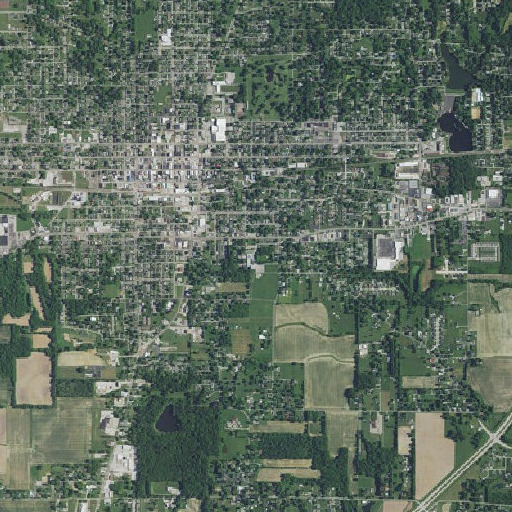 Aerial imagery of WAMN-AM (Washington), IN