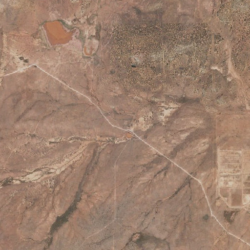 Aerial imagery of Eskimo Well, AZ