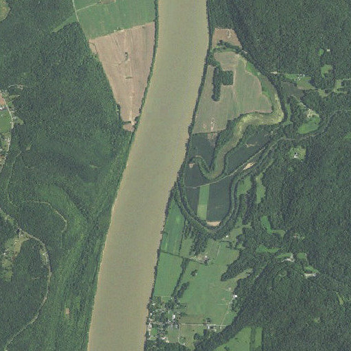 Aerial imagery of Indian Creek, IN