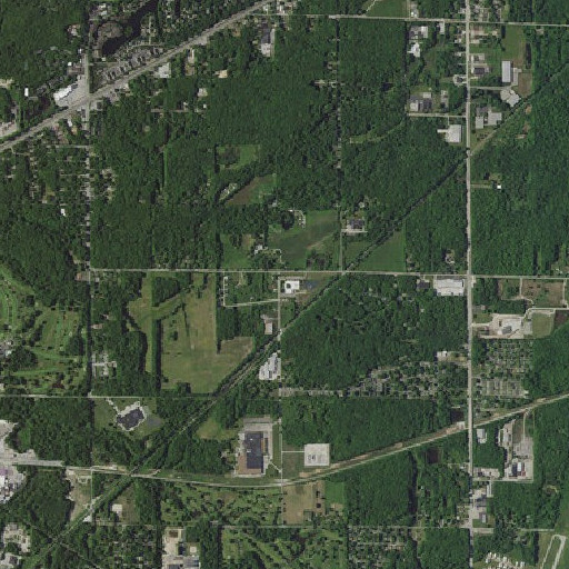 Aerial imagery of Niemann Elementary School, IN