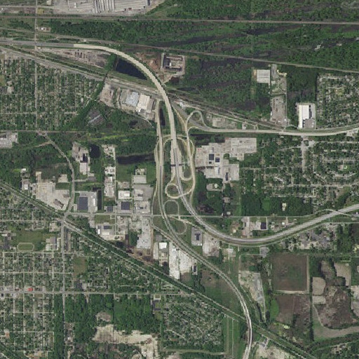 Aerial imagery of Interchange 17, IN