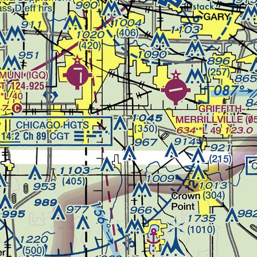 FAA VFR chart of Saint George School, IN