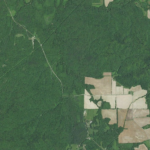 Aerial imagery of Callahan Branch, IN