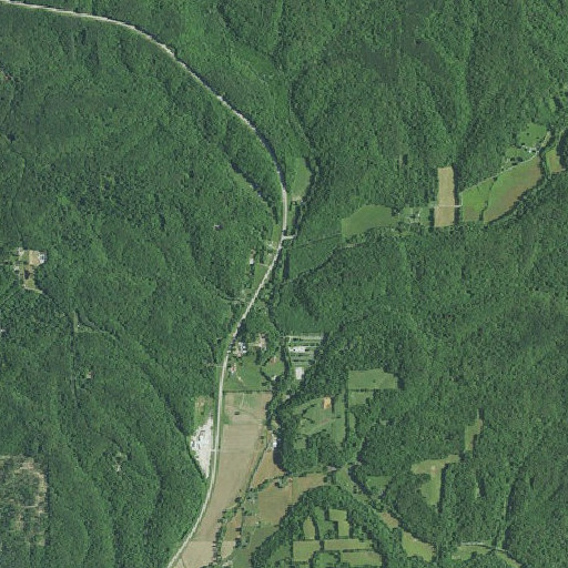 Aerial imagery of Hunter Creek, IN