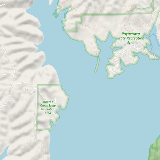 OpenStreetMap map of Moore Creek, IN