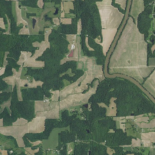 Aerial imagery of Barn Run, IN