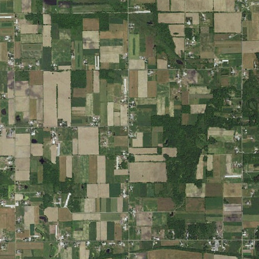 Aerial imagery of Spring Hill School, IN