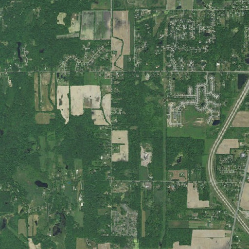 Aerial imagery of Authen Ditch, IN