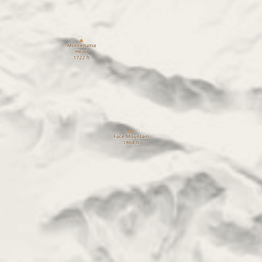 OpenStreetMap map of Face Mountain, AZ