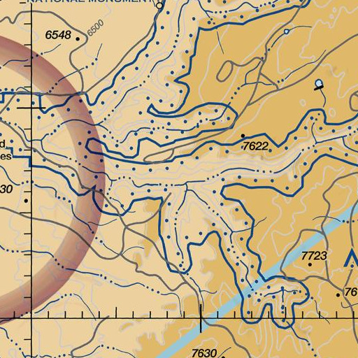 FAA VFR chart of Face Rock, AZ