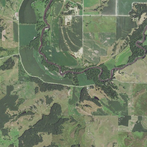 Aerial imagery of Brooke Creek, IA