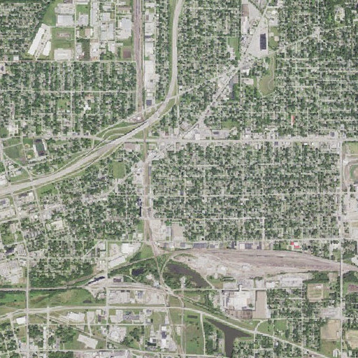 Aerial imagery of Brooks School, IA