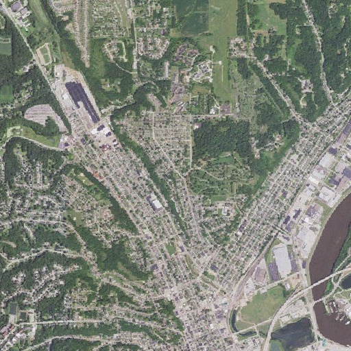 Aerial imagery of Burden Field, IA