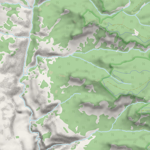 OpenStreetMap map of Fence Point, AZ