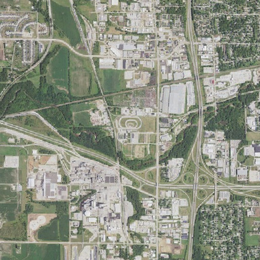 Aerial imagery of Hawkeye Downs, IA