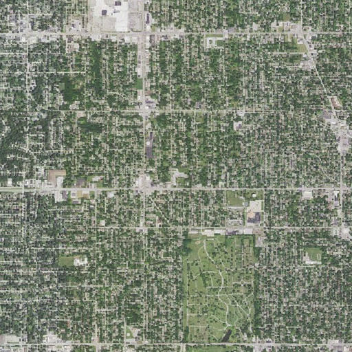 Aerial imagery of Hillis Elementary School, IA