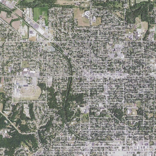 Aerial imagery of Johnson School, IA