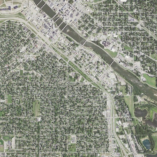 Aerial imagery of Lowell Elementary School, IA