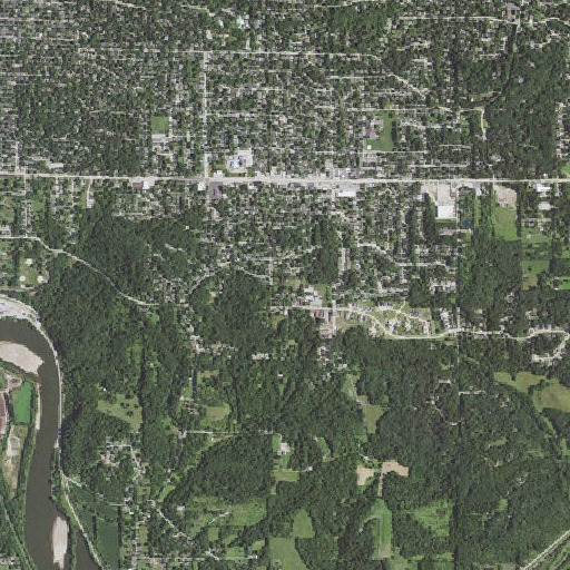 Aerial imagery of Monroe Park, IA