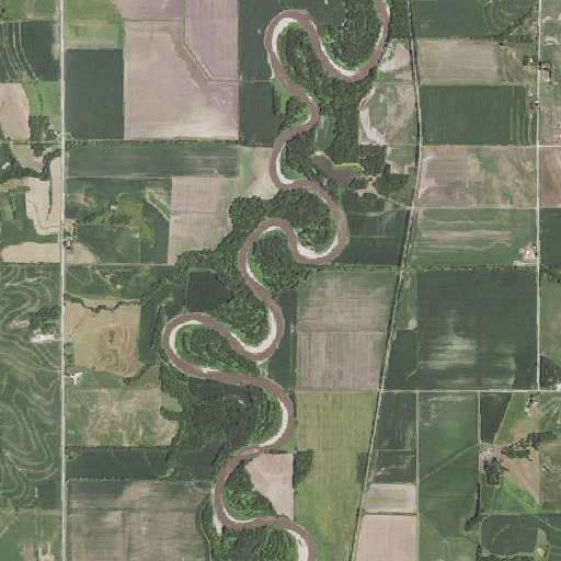 Aerial imagery of Mormon Branch, IA
