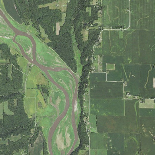 Aerial imagery of Murphy Branch, IA