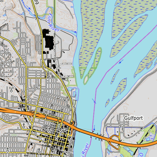 OpenTopoMap map of O'Connell Slough, IA