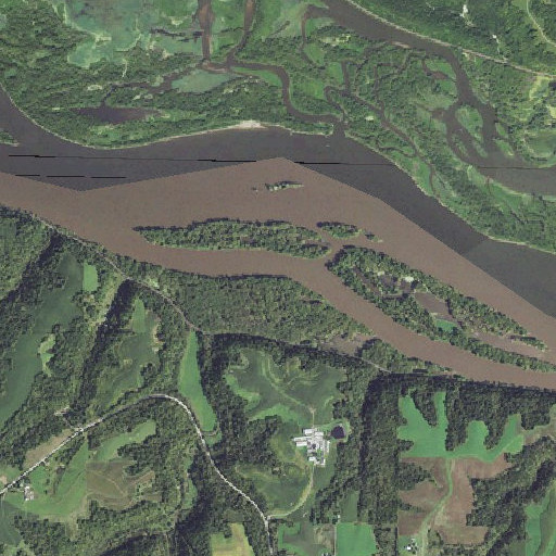 Aerial imagery of Plum Creek, IA