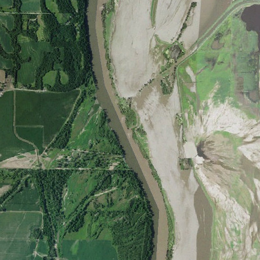 Aerial imagery of Plum Creek, IA